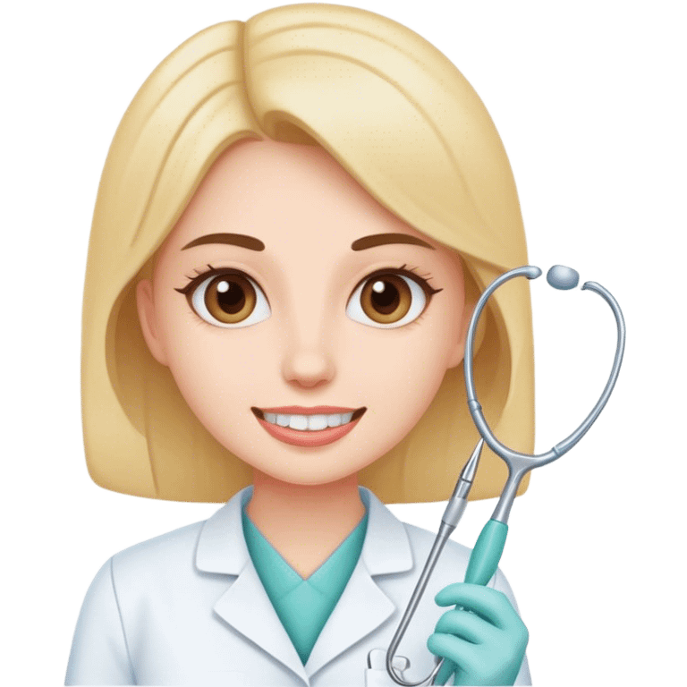 girl dentist emoji