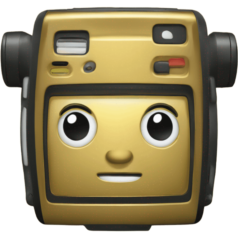 Beeper in colour gold emoji