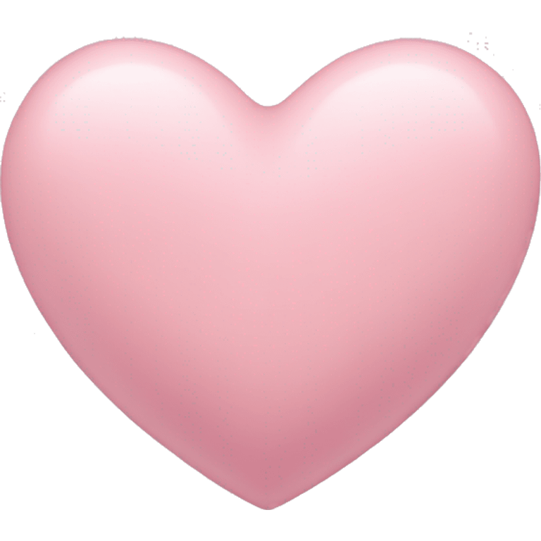 pastel pink heart emoji