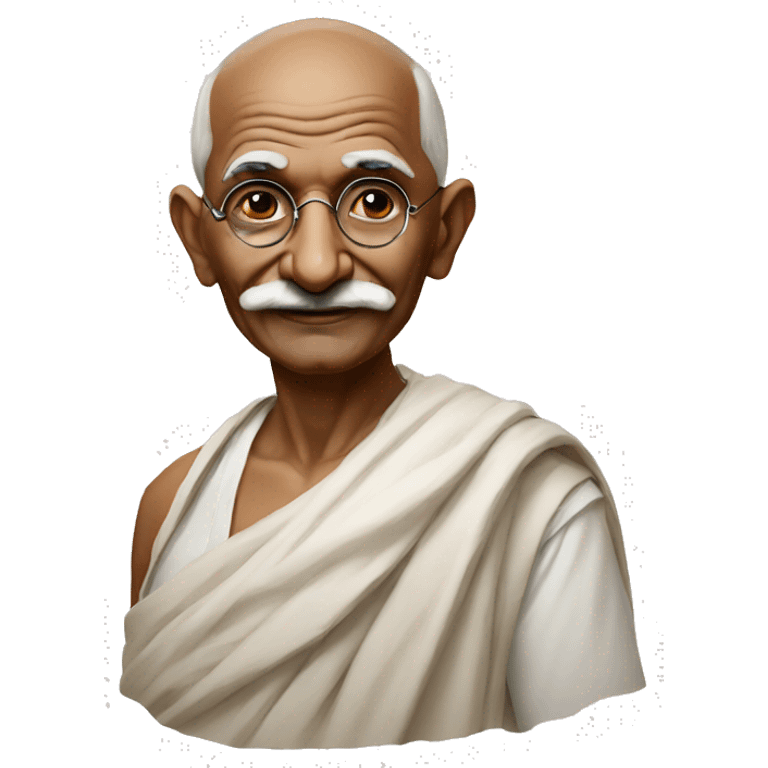 Mahatma Gandhi emoji