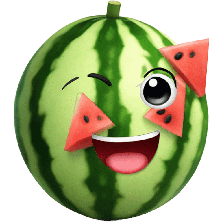 water melon kawaii emoji