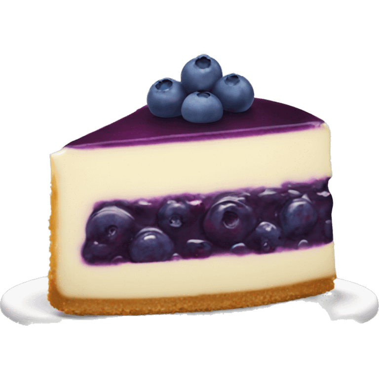 Blueberry Cheesecake  emoji