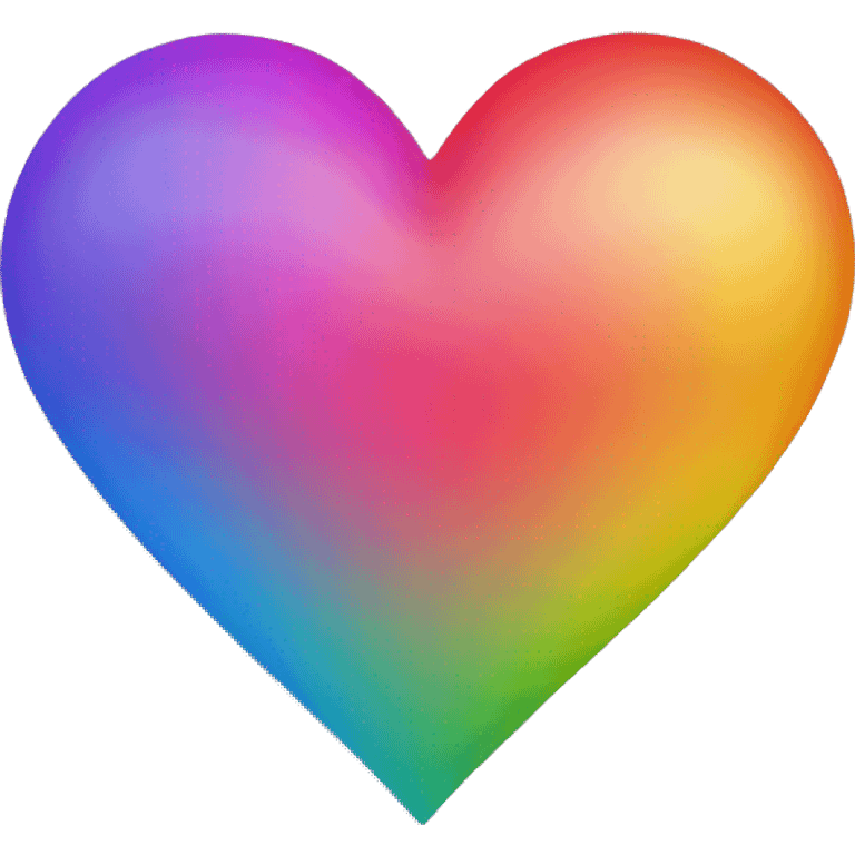 rainbow heart emoji