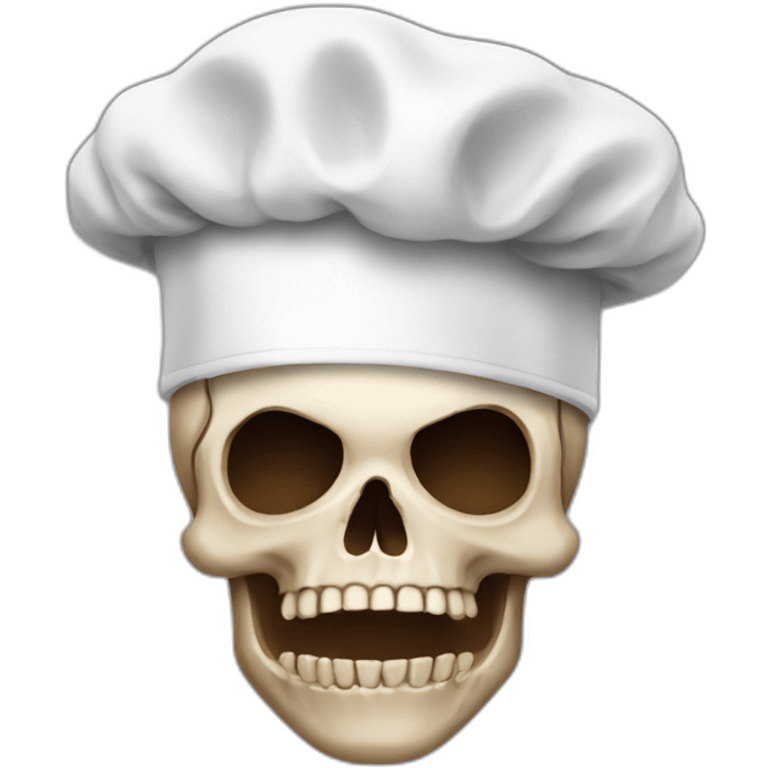 skull with chef hat emoji