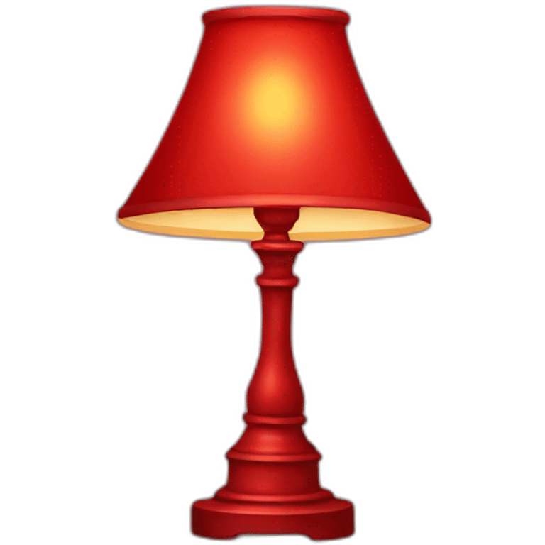 red lamp emoji