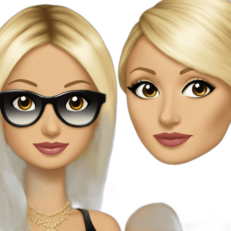 Paris Hilton and Nicole Richie emoji