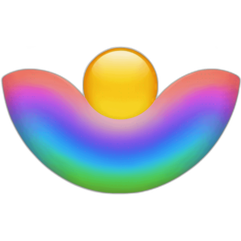 motagne arc-en-ciel emoji