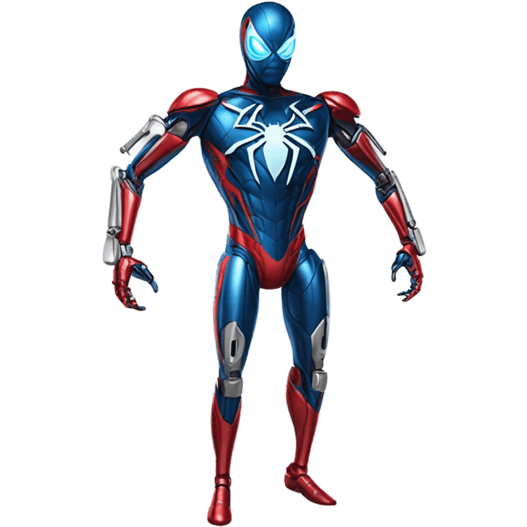 Robot spiderman terminator  emoji