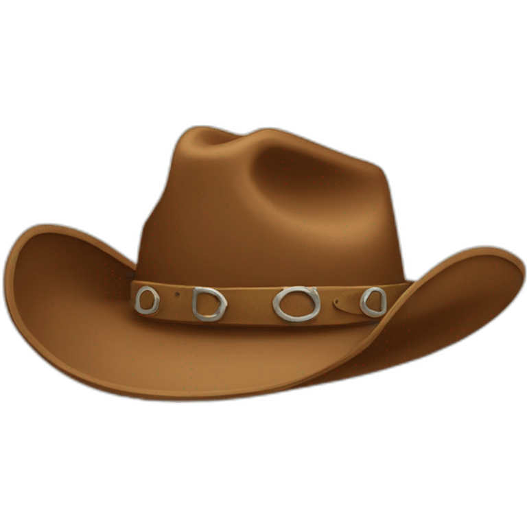 cowboy hat with a cowboy hat emoji