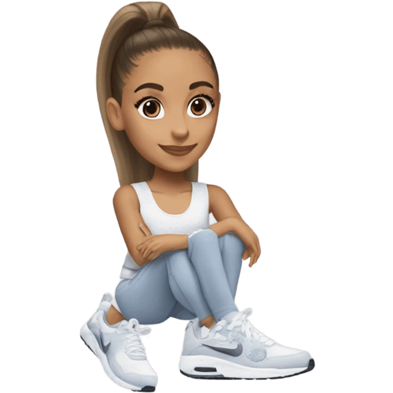 Ariana grande wearing 27C Nikes  emoji