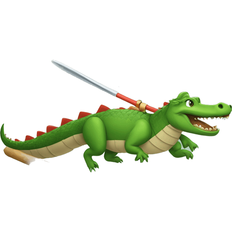 alligator jousting emoji