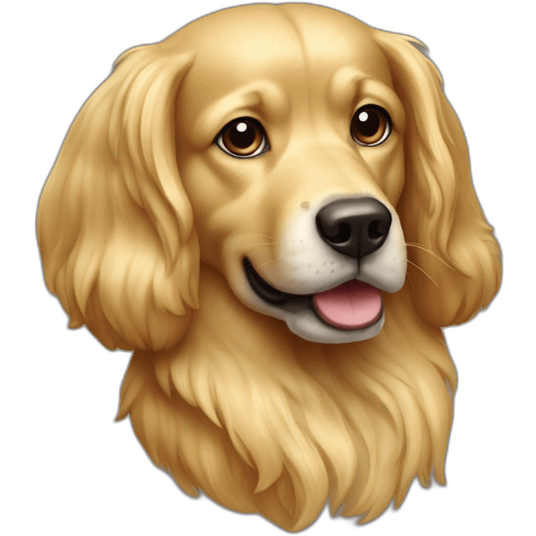 chien golden reitriver emoji