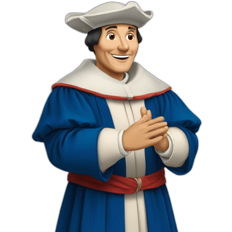 Thomas More clapping hands emoji