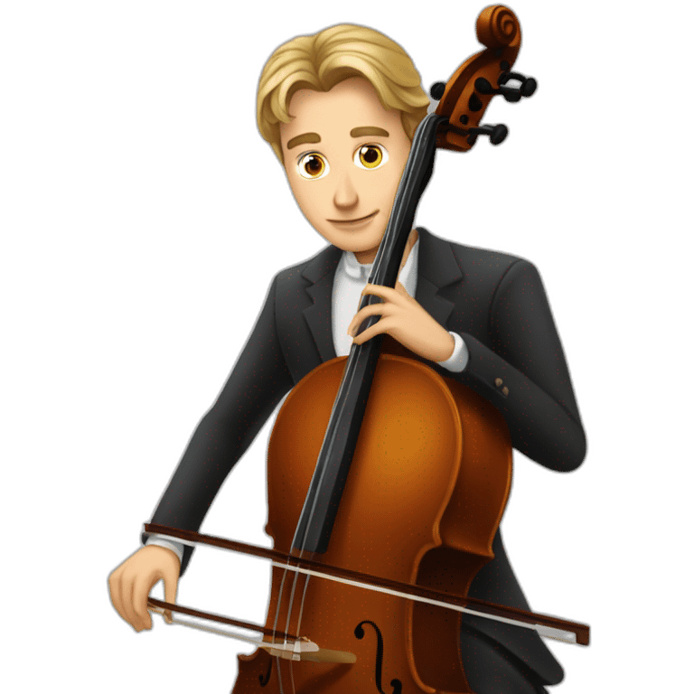 Anton Minenkov play cello emoji