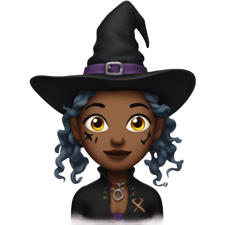 Witch with lots of tattoos emoji