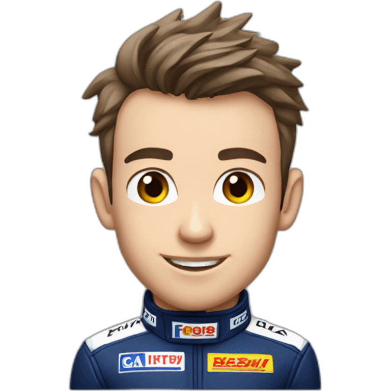 Pierre gasly f1 alpine driver emoji