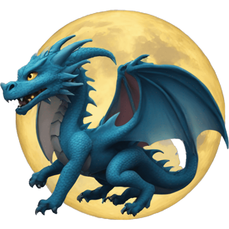 dragon moon emoji