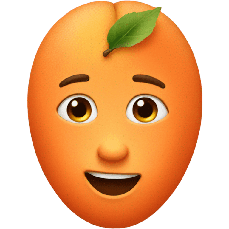 a apricot emoji