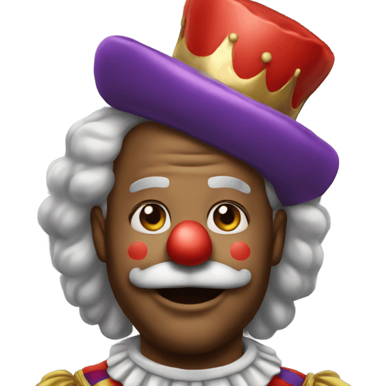 King of clown a emoji