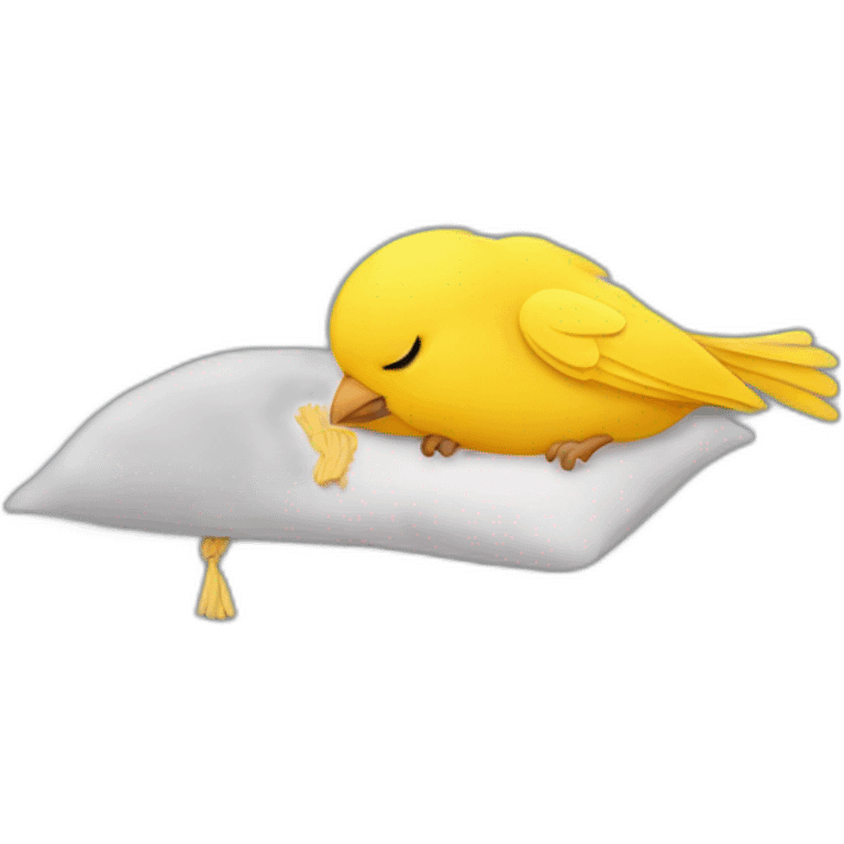 sleeping canary emoji