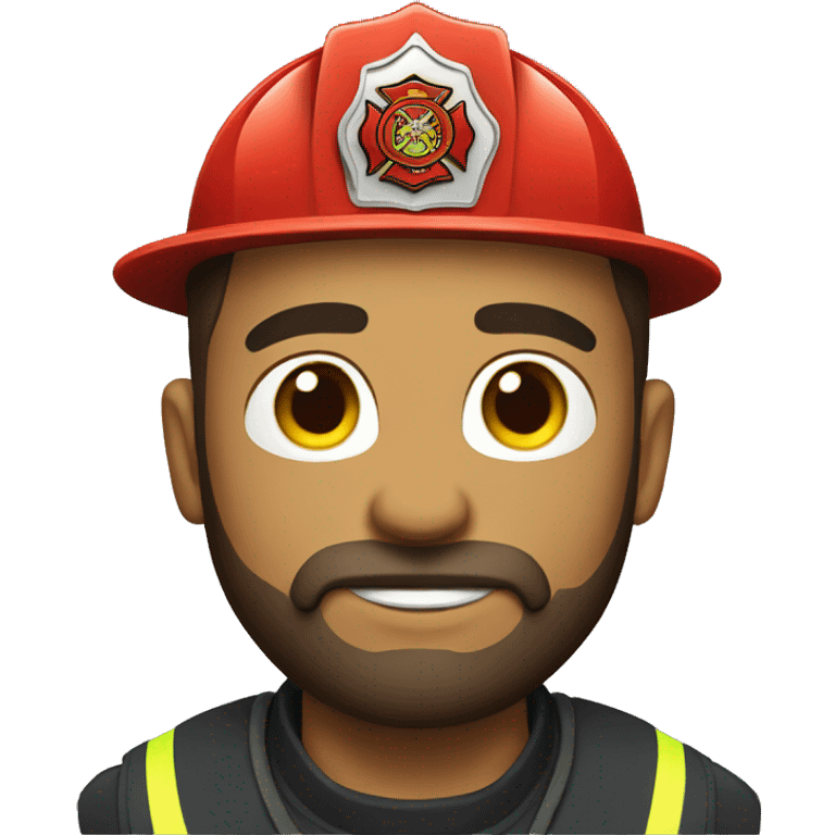 Firefighter with beard  emoji