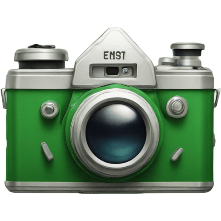 Green vintage Camera emoji