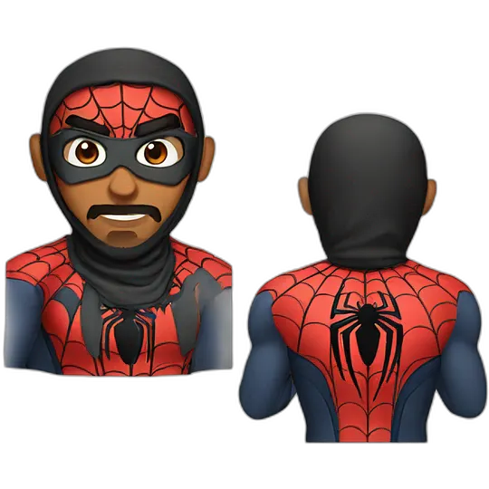 Arab spiderman emoji