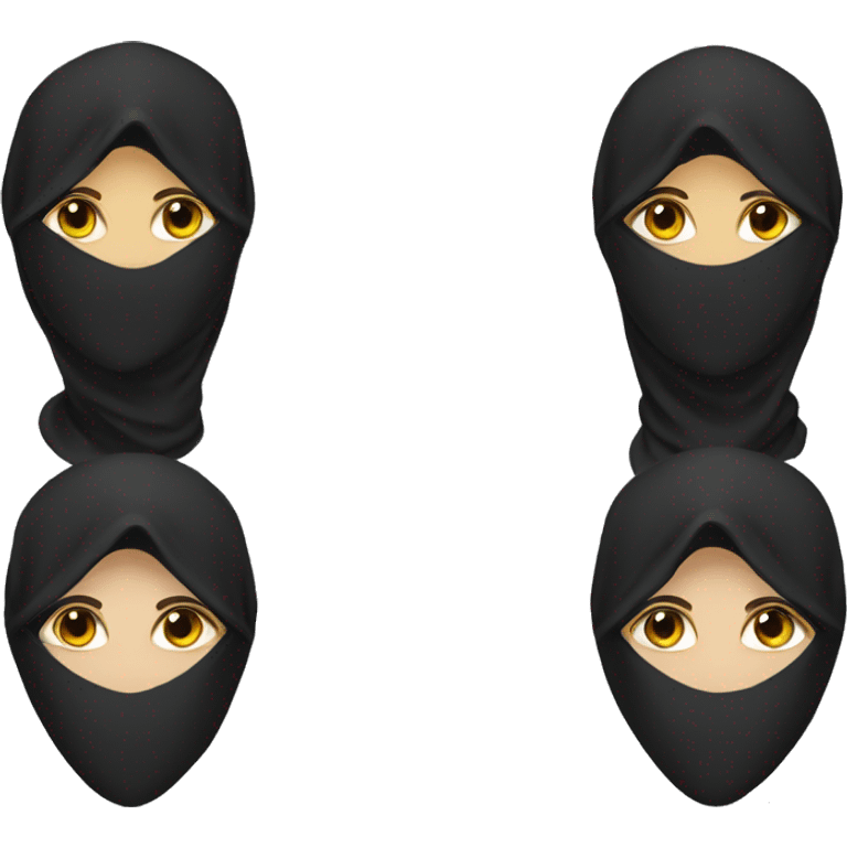 Women niqab emoji