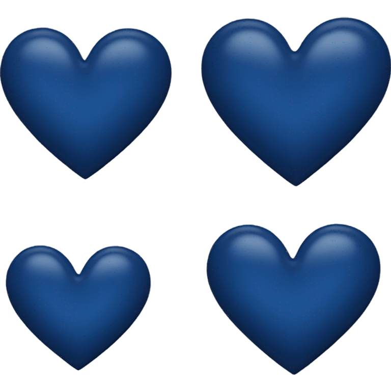 dark blue heart emoji emoji