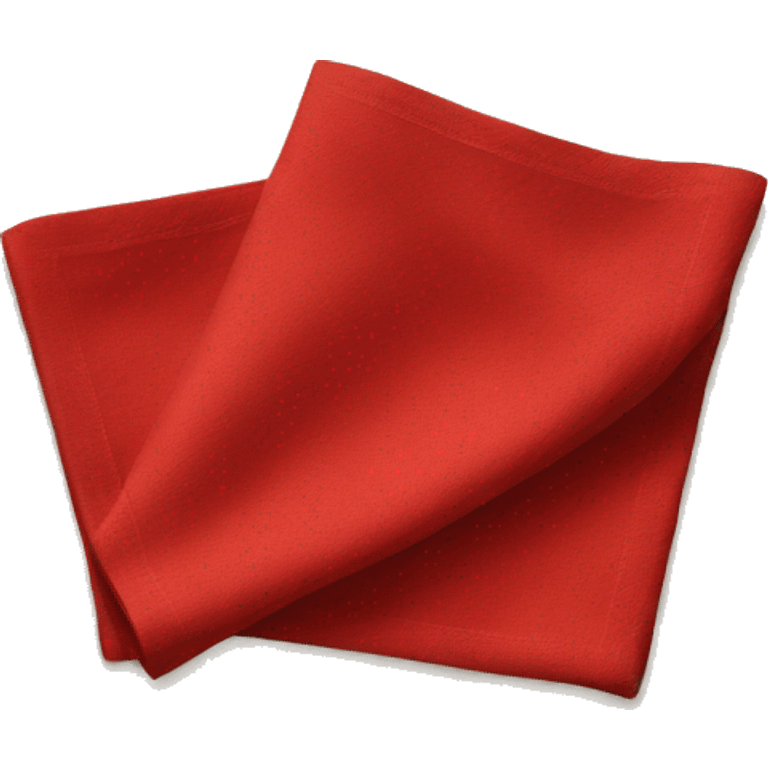 Red napkin emoji