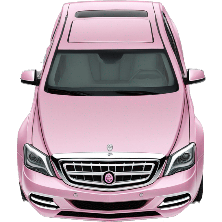 baby pink chrome maybach truck  emoji