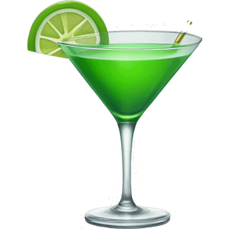 green martini emoji