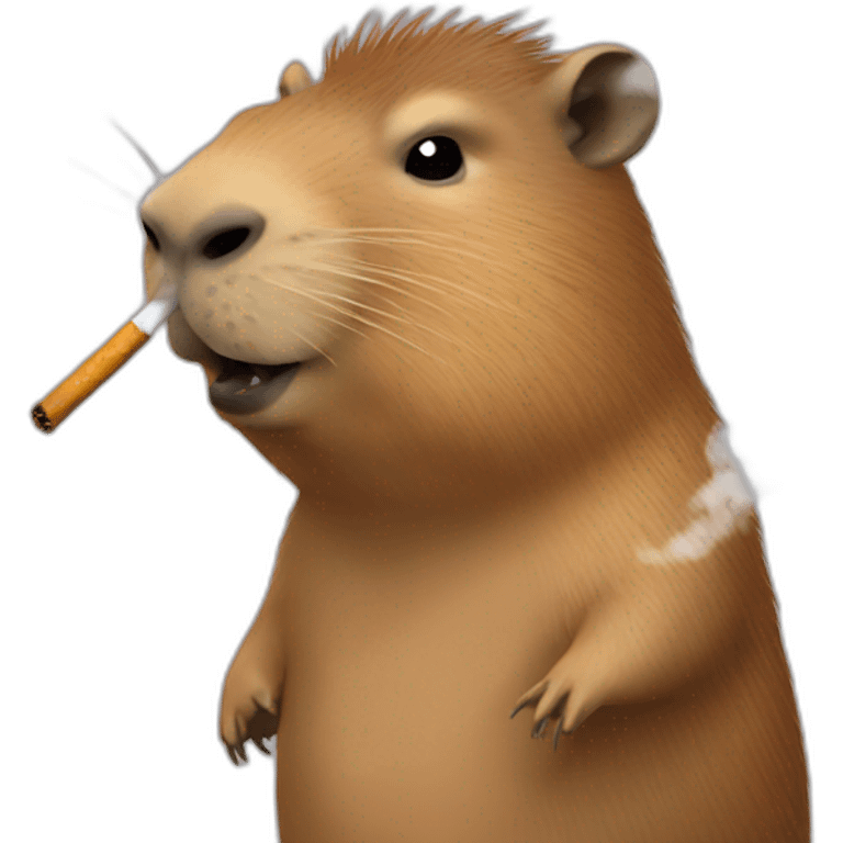 capybara smoking emoji