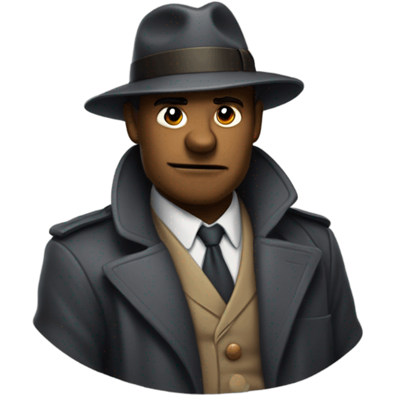 An old-school Detective saying no big deal ￼ emoji