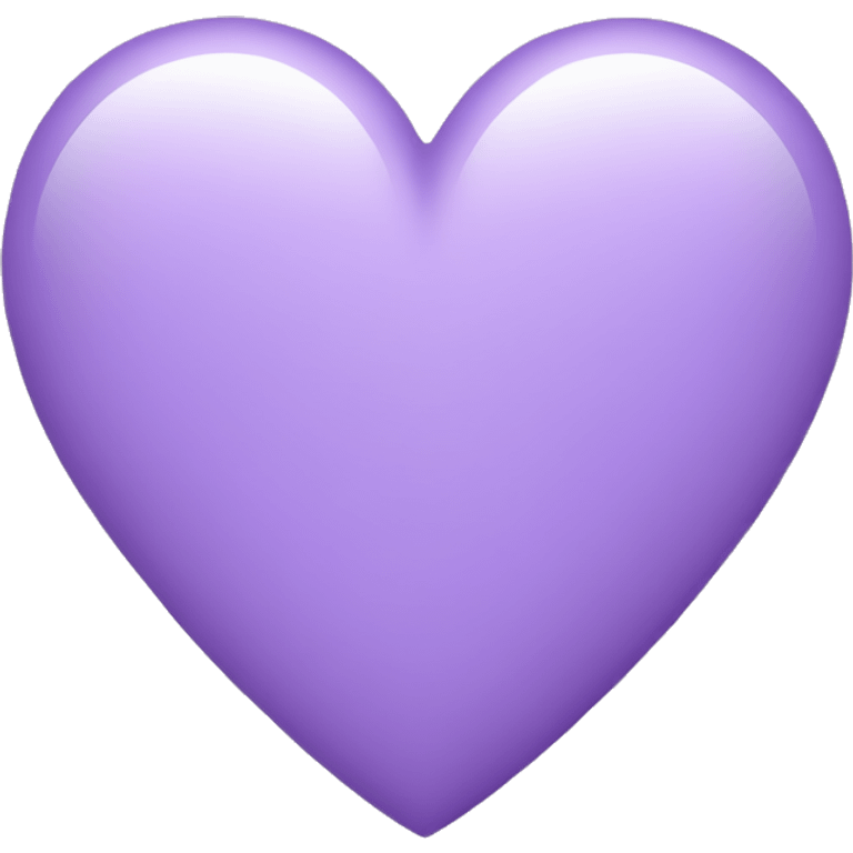 Light purple heart emoji