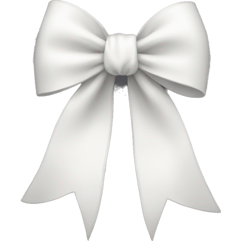 White bow  emoji