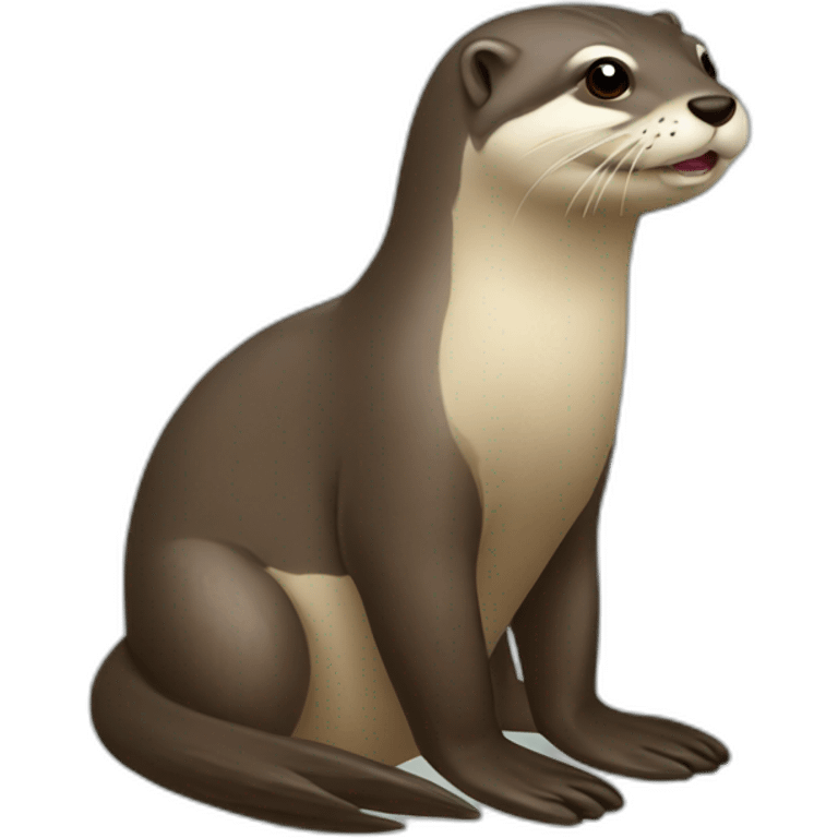 loutre sur tortu emoji