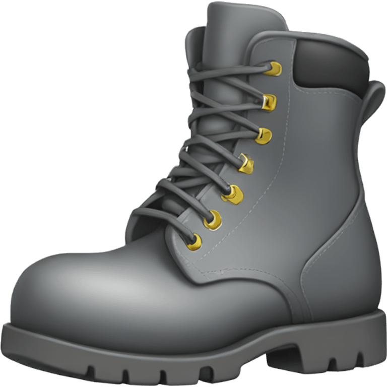 steel boots with steel toe emoji