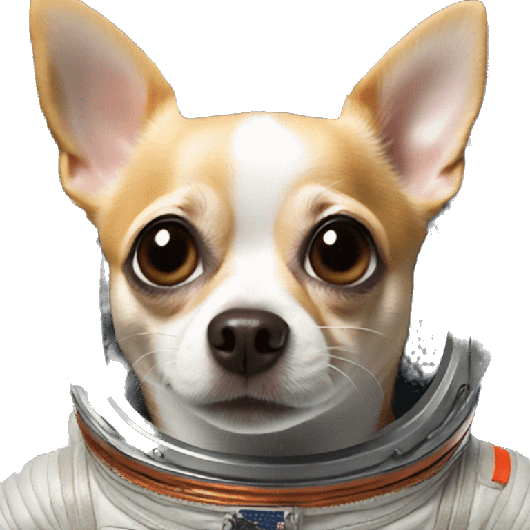 Chihuahua astronaut  emoji