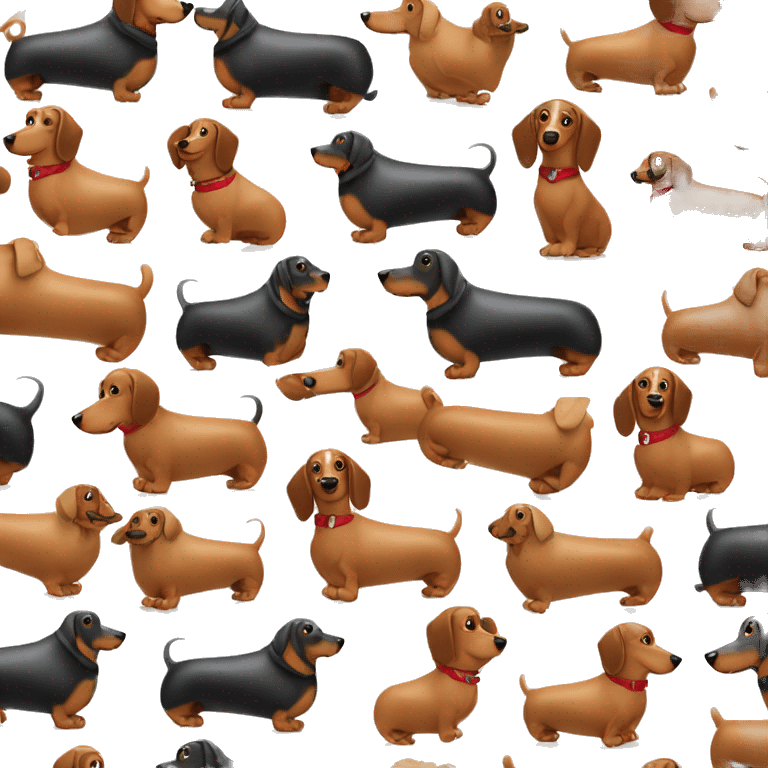 Sausage dog with shoes  emoji