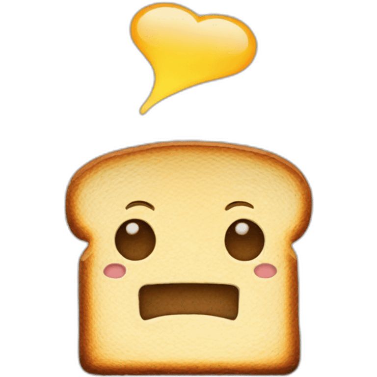 a toast emoji