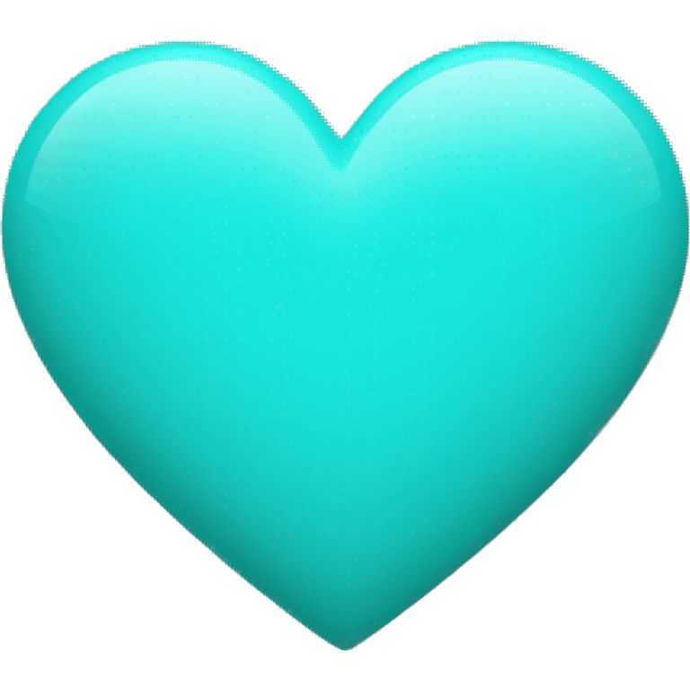 turquoise heart emoji