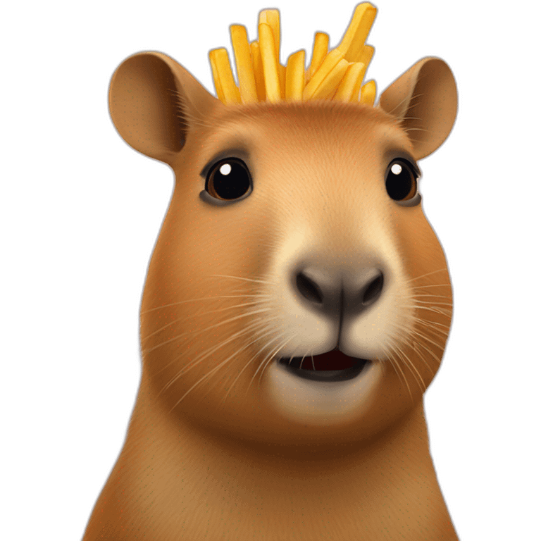 capybara-eat-McDonald-Frenchfries emoji