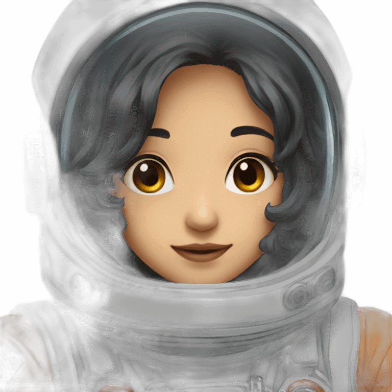 Anime girl astronaut emoji