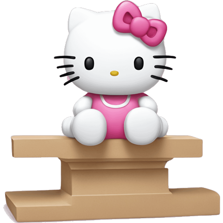 Hello-kitty hello-kitty doing split emoji