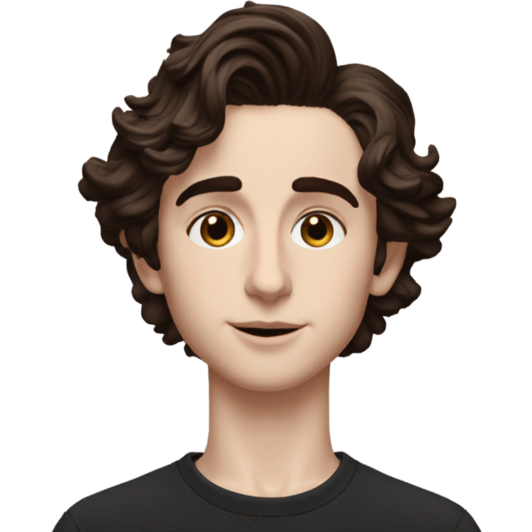 Memoji of Androgyneous, Artist, Timothee Chalamet emoji