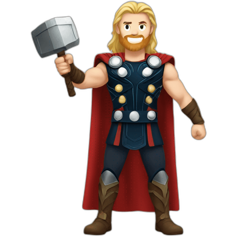 fullbody thor emoji