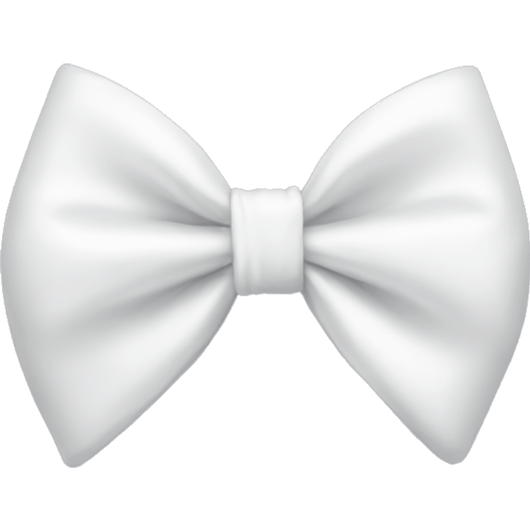 white bow emoji