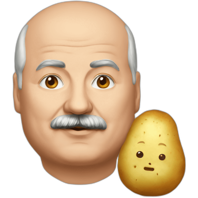 lukashenko with potato emoji