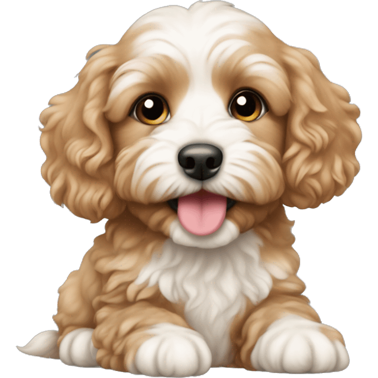 Cavapoo puppy emoji